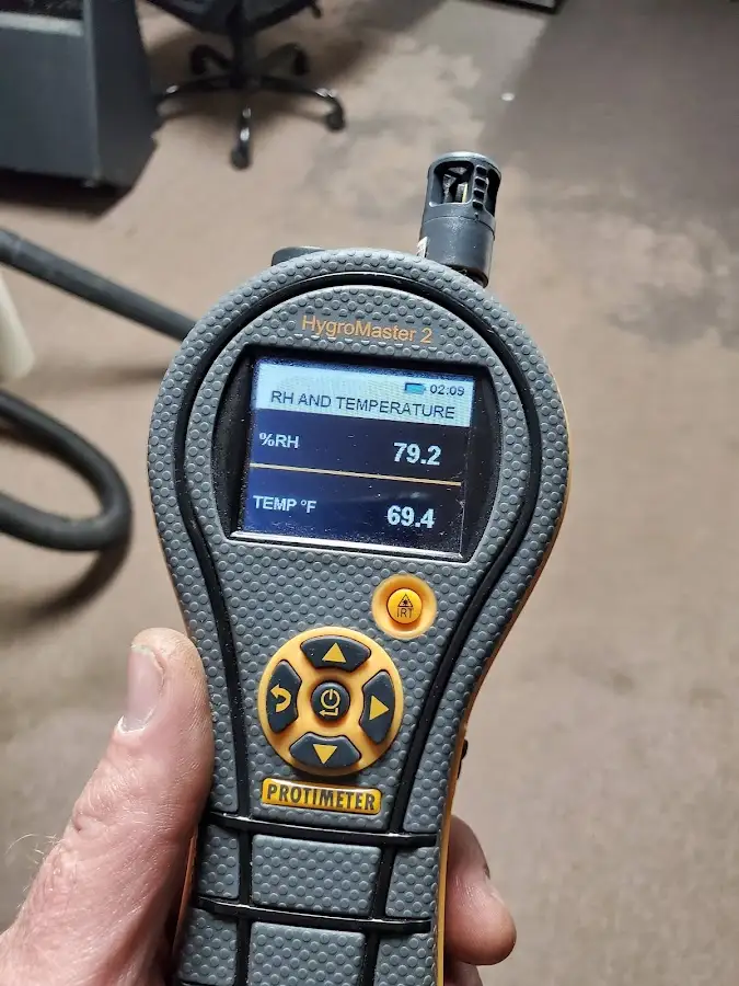Moisture meter humidity assessment for Fire & Smoke Damage Restoration in Haddon